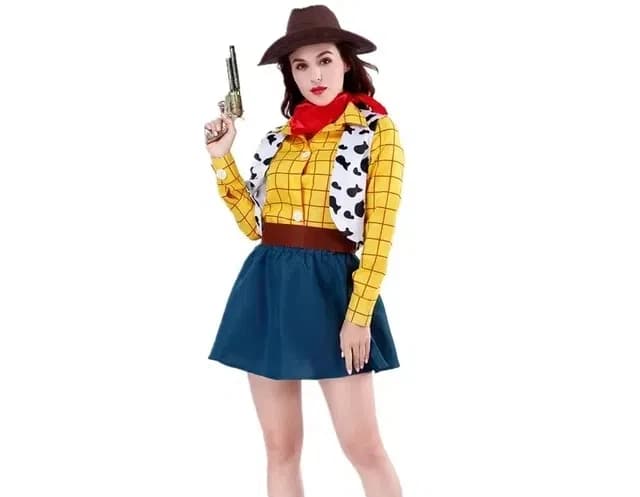 Cosplay Story Woody Costume ensembles Cowboy robe de noël unisexe shérif Halloween carnaval habiller