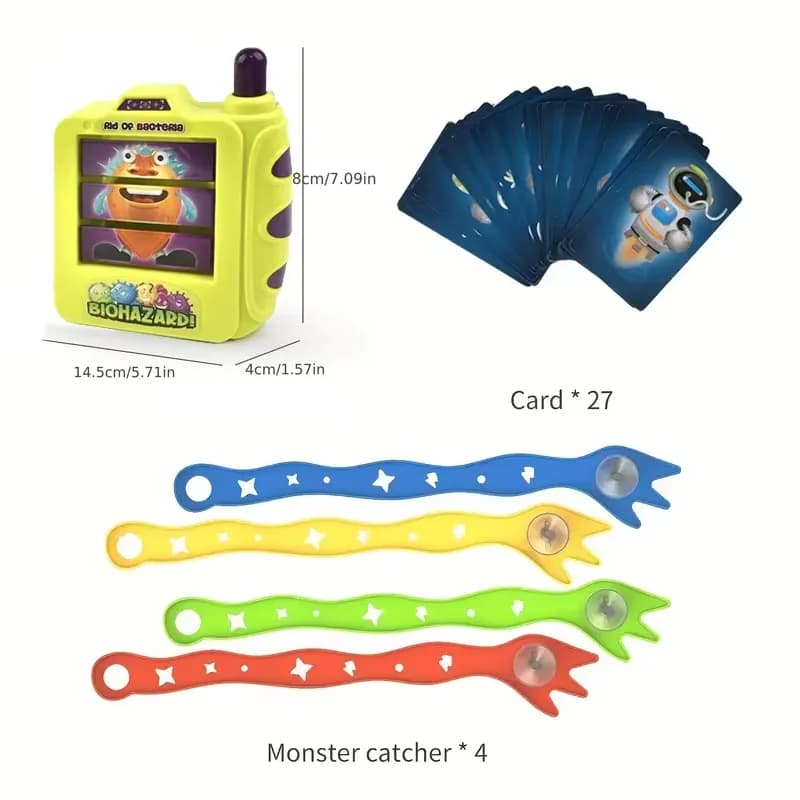 Puzzle interactif de bureau pour enfants, jouet de chasse à main étrange, carte monstre, capteur d'e