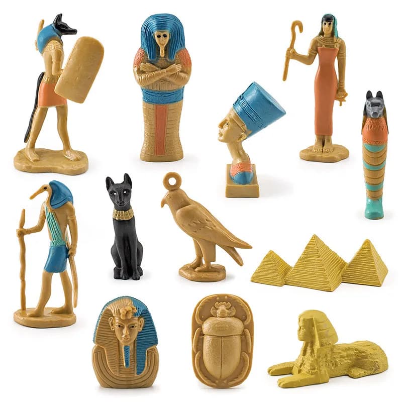 Mini figurine Sphinx Dakota ide MUNIQueen Isis, ensemble de 12 pièces simulées, prairie, egypte, déc