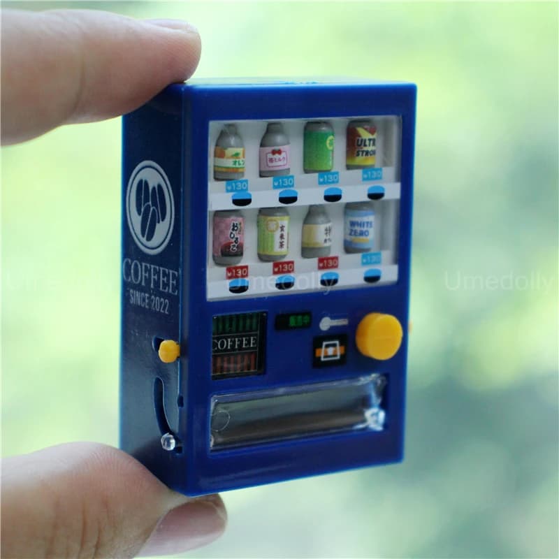 Mini distributeur automatique miniature à l'échelle 1/12 pour maison de poupée, décoration de mini-m