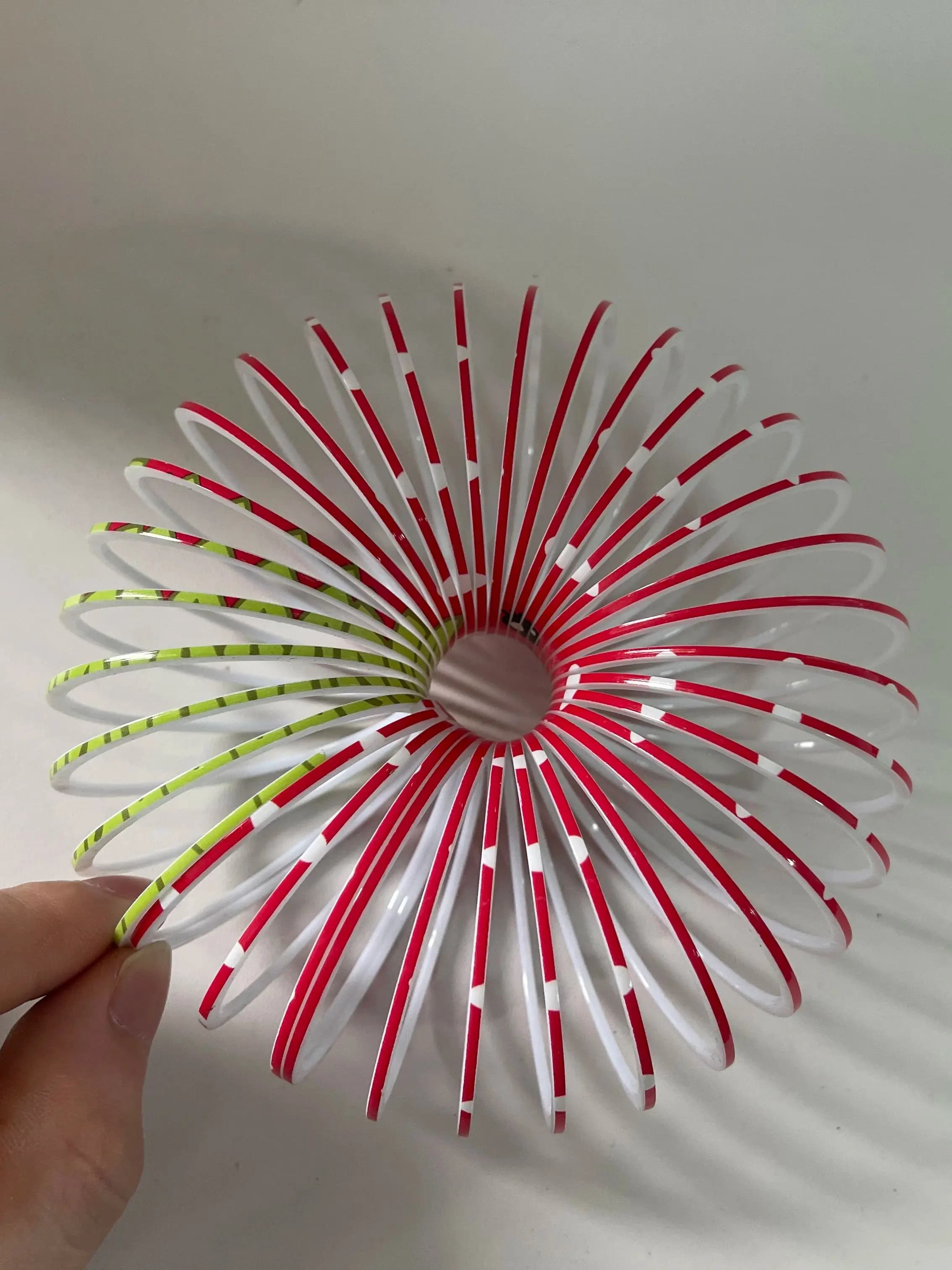 Jouet éducatif en forme de cercle arc-en-ciel à ressort pour enfants, lot de 1/3/6 pièces - Jouet an