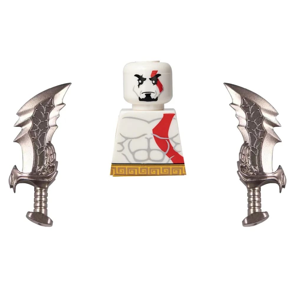 Kratos Bricks Hot Game Witcher Geralt Ciri Mini Figurines d'action Blocs de construction à assembler