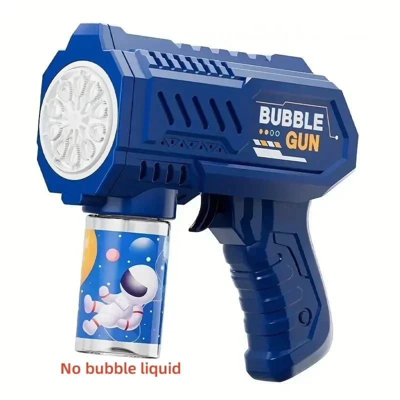 Pistolet à bulles électrique automatique pour enfants, Machine à bulles légère portative à 10 trous,