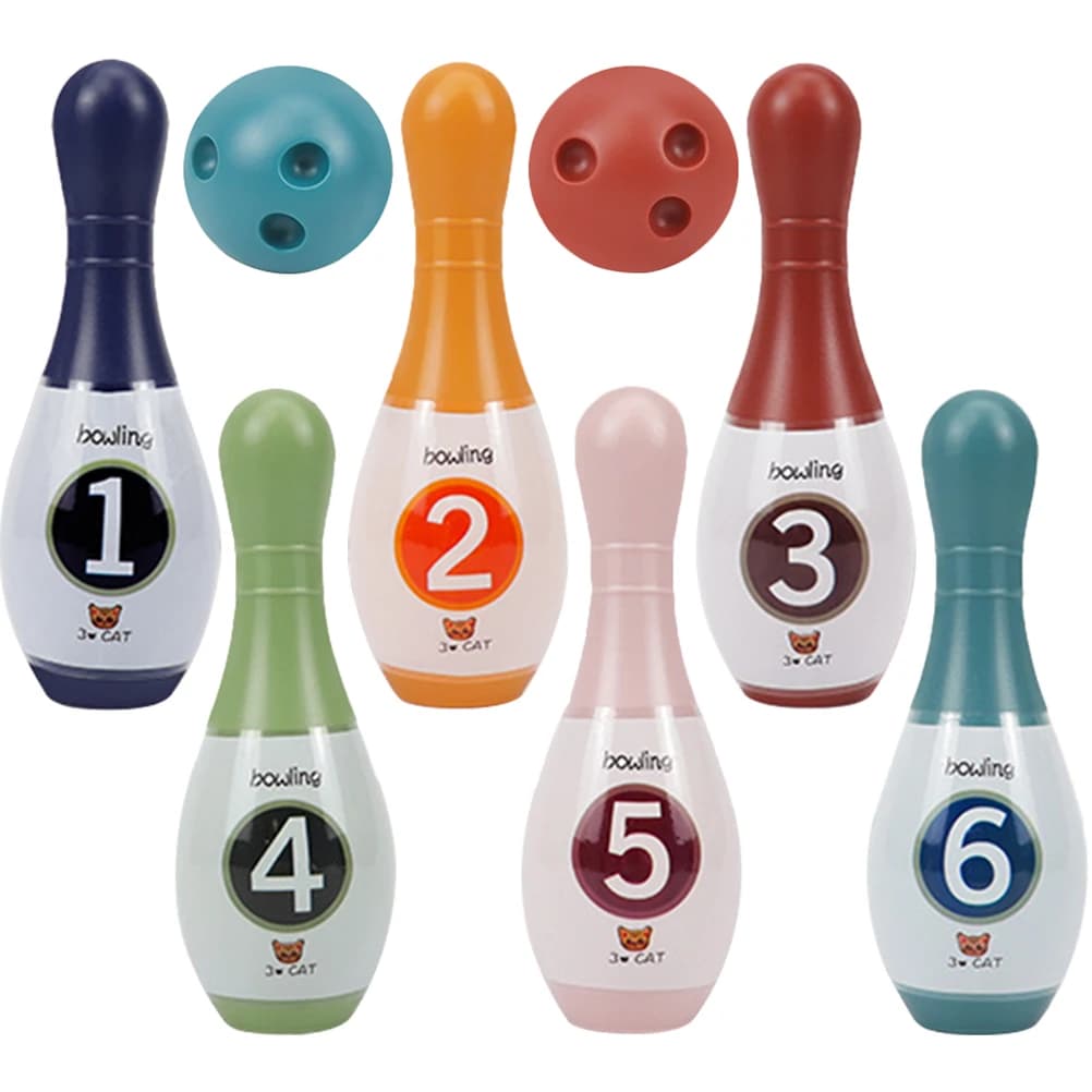 Ensemble de jeu extérieur Bowling pour enfants numéro intérieur jouets pour enfants jeu pour épingle