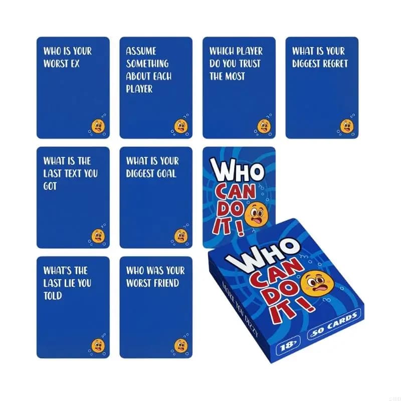 Jeu à boire, carte questions Conversation profonde, carte jeu table pour fête en famille, activité a
