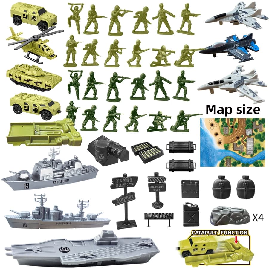 Porte-avions de la marine et de l'armée, modèle militaire de chasse, véhicule blindé terrestre, char