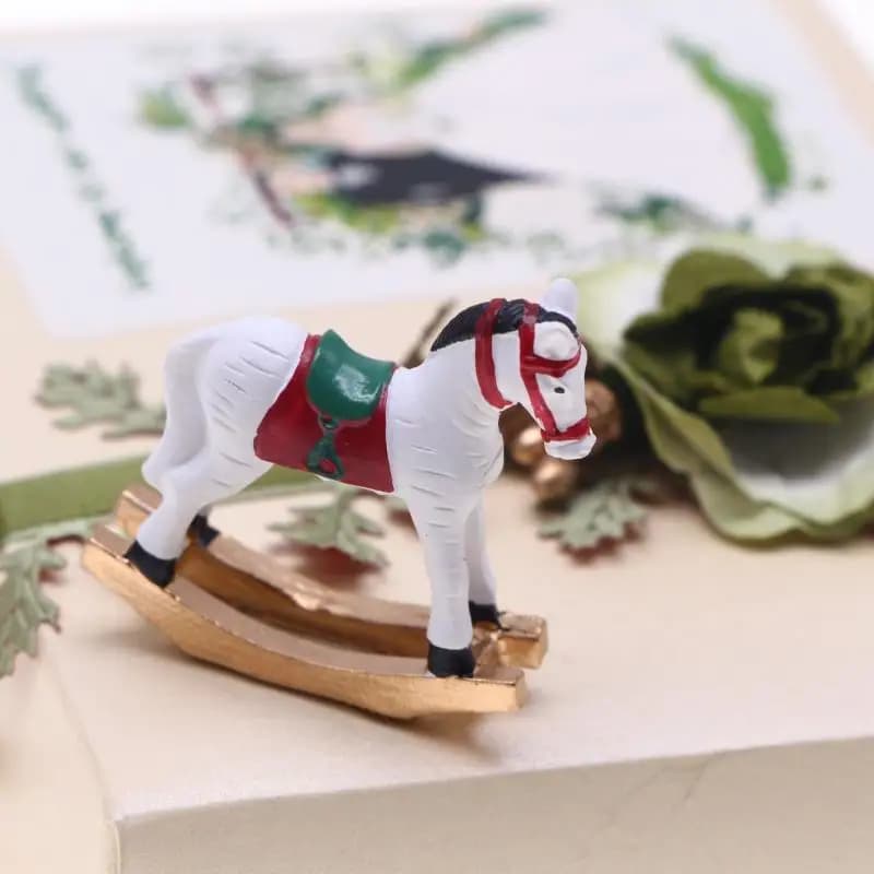 Accessoire de salle de bricolage de noël, modèle de jouet Miniature de troie, 1 pièce à l'échelle 1/