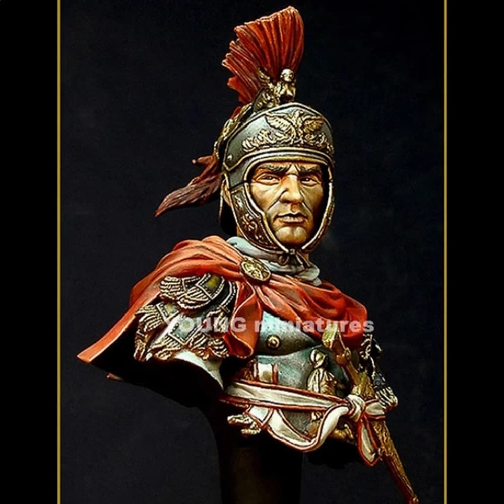 Officier de cavalerie romaine 1/10, buste de figurine modèle en résine, GK, thèmes de guerre ancienn