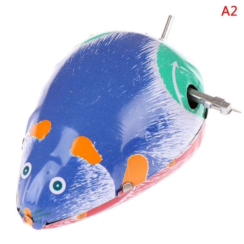 NOUVEAU Jouets classiques à remonter en métal : Grenouille, Lapin, Coq, Figurines d'action, Idéal po