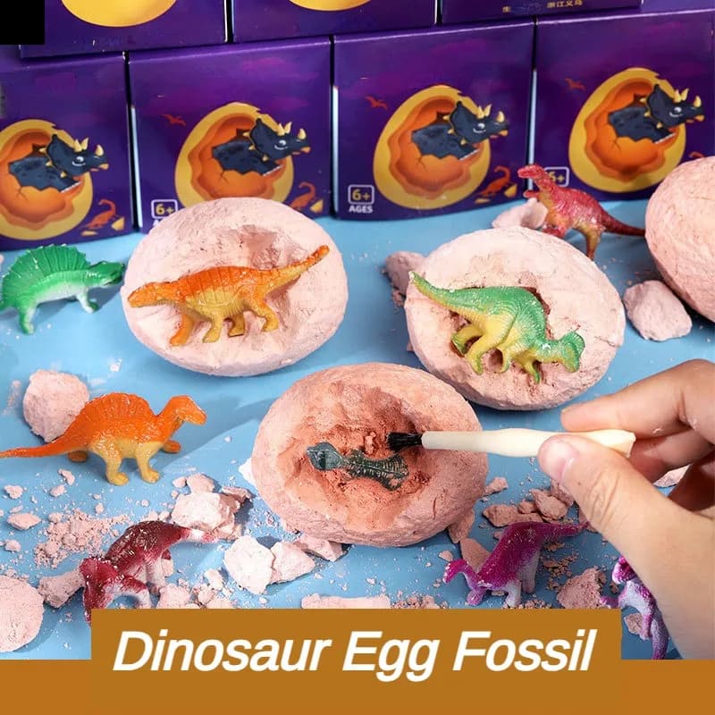 Boue dinosaure oeuf pelle animaux jouets biologie scientifique éducatif archéologique tyrannosaure j