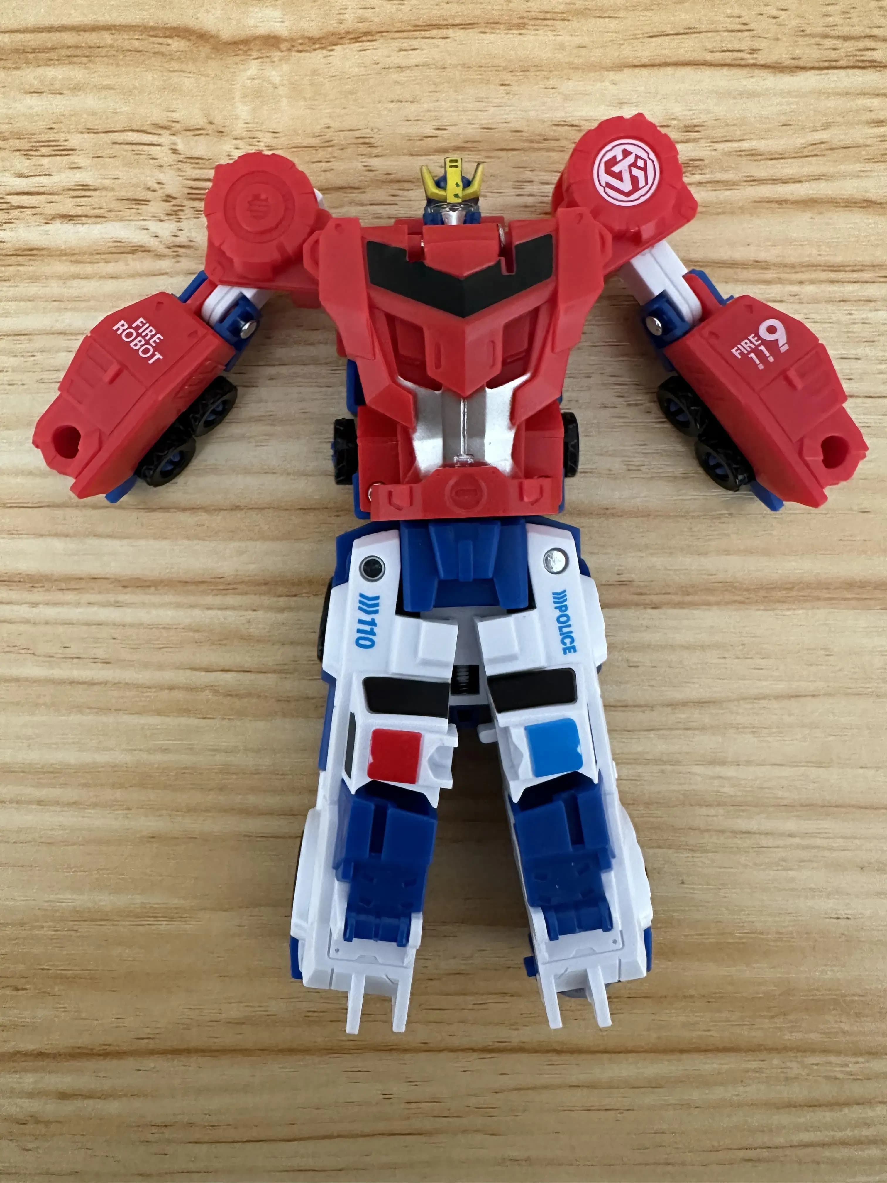 Voitures robots classiques pour enfants, jouets, figurines d'action, cadeau d'anniversaire