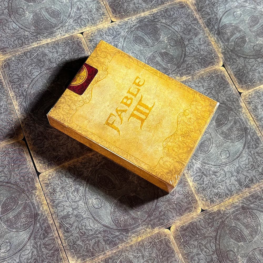DistMurcia-Jeu de cartes à jouer FABLE 3, jeu de collection, poker, résistant à l'eau, vintage