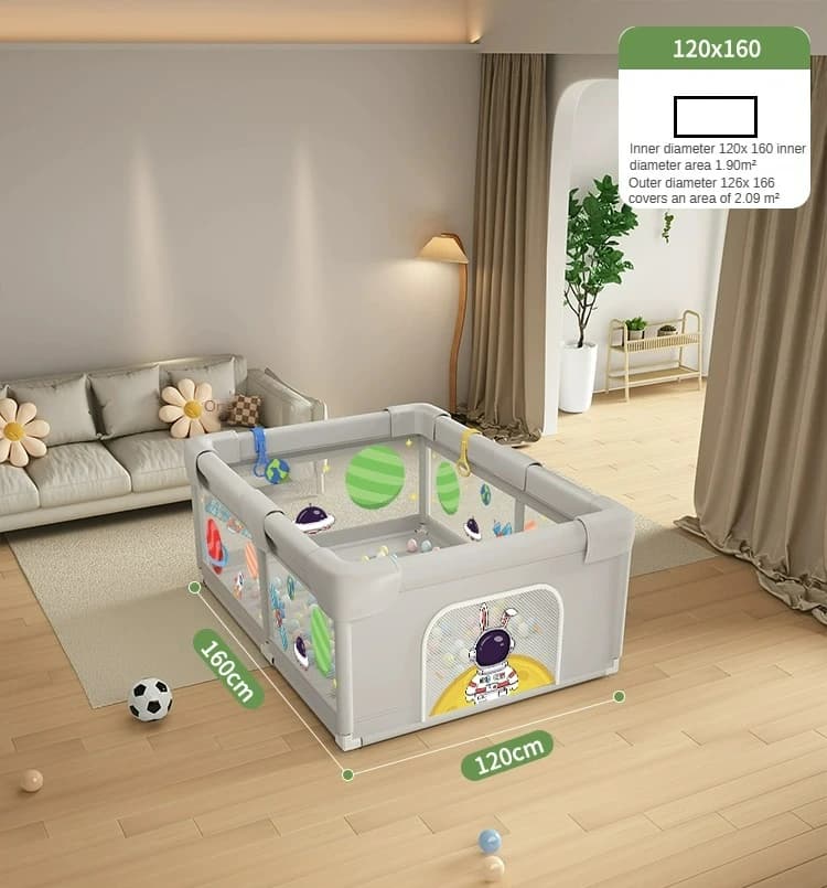 Parc de jeu lavable pour bébé, garde-corps d'intérieur pour enfants, polymère de protection, éponge 
