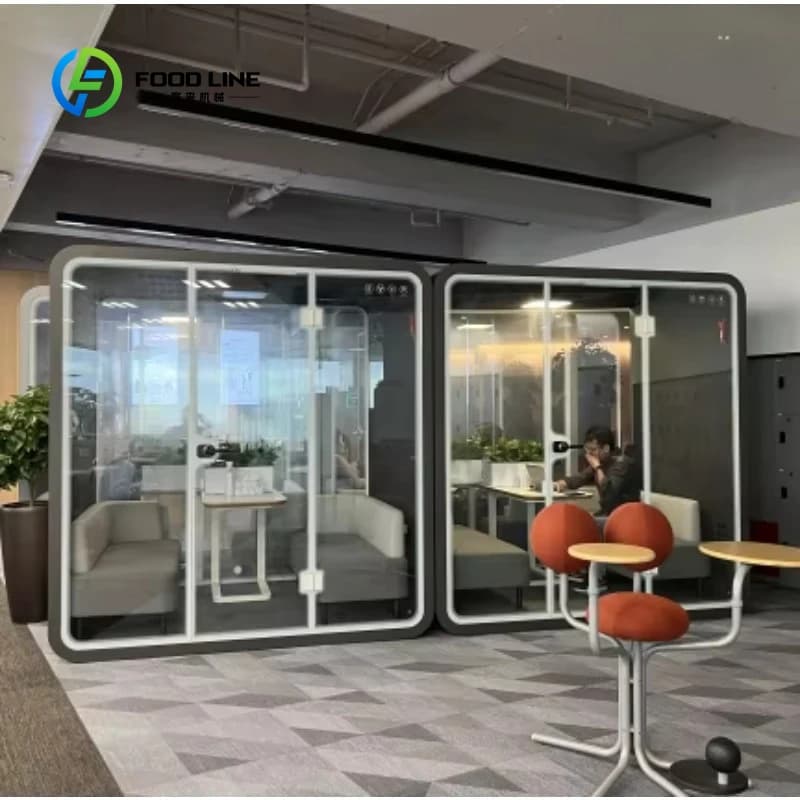 Cabine de réunion acoustique modulaire pour bureau, cabine téléphonique insonorisée personnalisée, m