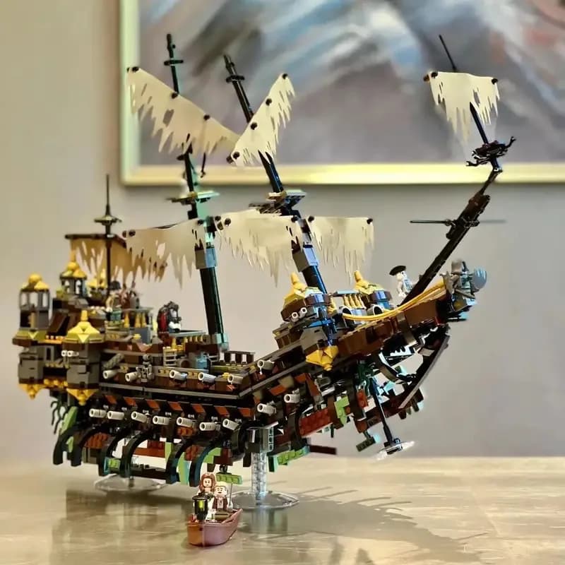Ensemble de blocs de construction de bateau pirate impérial des Caraïbes, 2294 pièces, modèle de nav