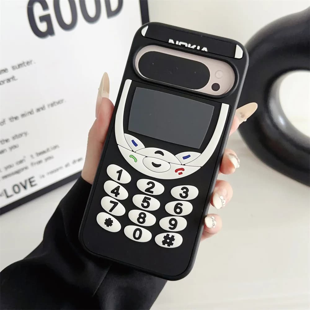 Coque de téléphone pour Console de jeux 3D, étui arrière antichoc pour Google Pixel 9 8 Pro 9Pro XL