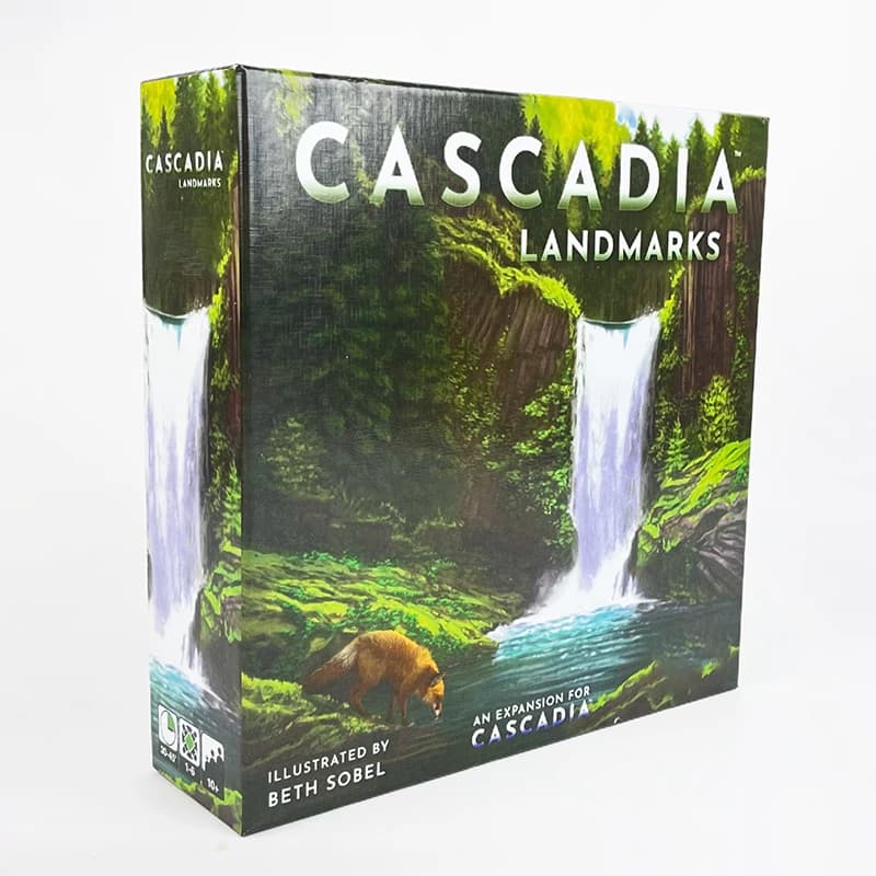 Jeu de société Cascadia LANDMARKS, jeu d'échecs anglais, facile à apprendre, jeu rapide pour enfants