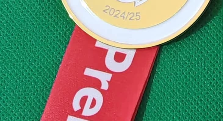 NOUVEAU STYLE 2024 à 2025 Coupe des clubs de champion anglais Ligue de football Réplique de médaille