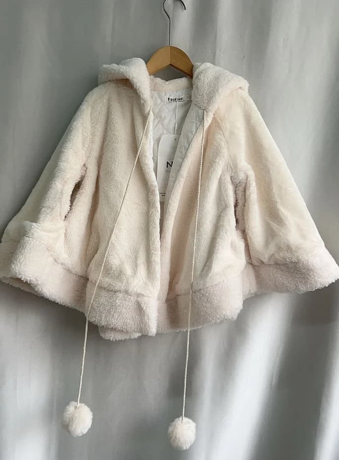 Manteau d'hiver japonais pour fille, manteau Lolita Y2k, esthétique Kawaii, vêtements d'extérieur, V