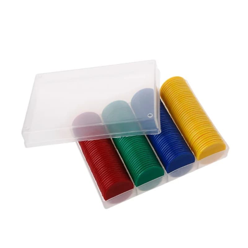 Jetons de Poker Vierges en Plastique de 38mm, 160 Pièces/Ensemble, Barre KTV, Équipement de Divertis