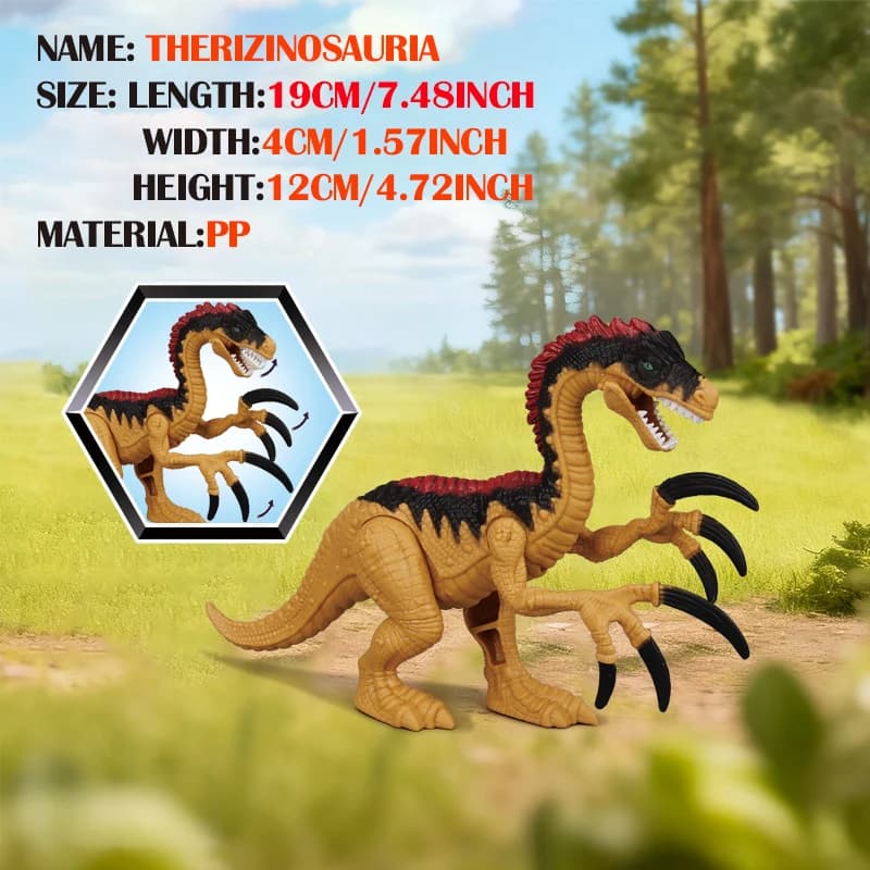 Simulation de modèles de dinosaures, jouets, tyrannosaure jurassique Rex Therizinosaurus Velocirapto