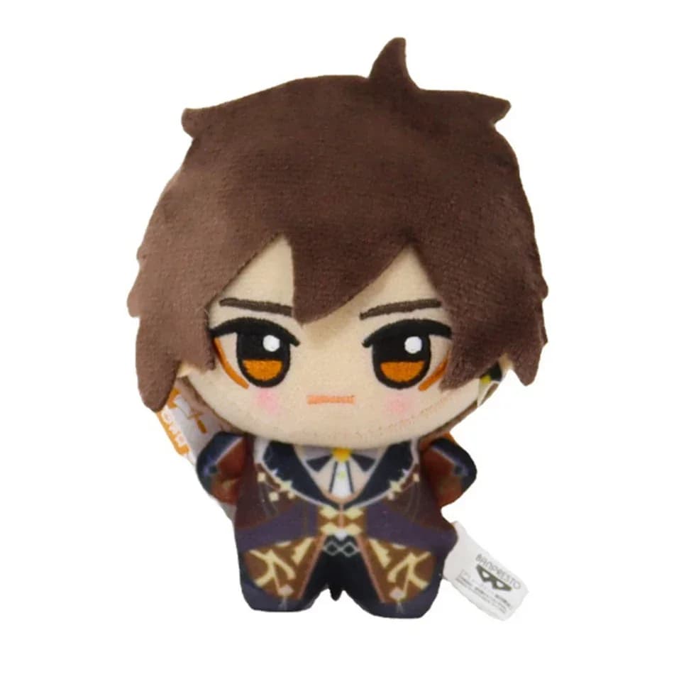 Genshin Impact Durin Varka Flins peluche poupée en peluche Mini pendentif doux 12cm jeu dessin animé
