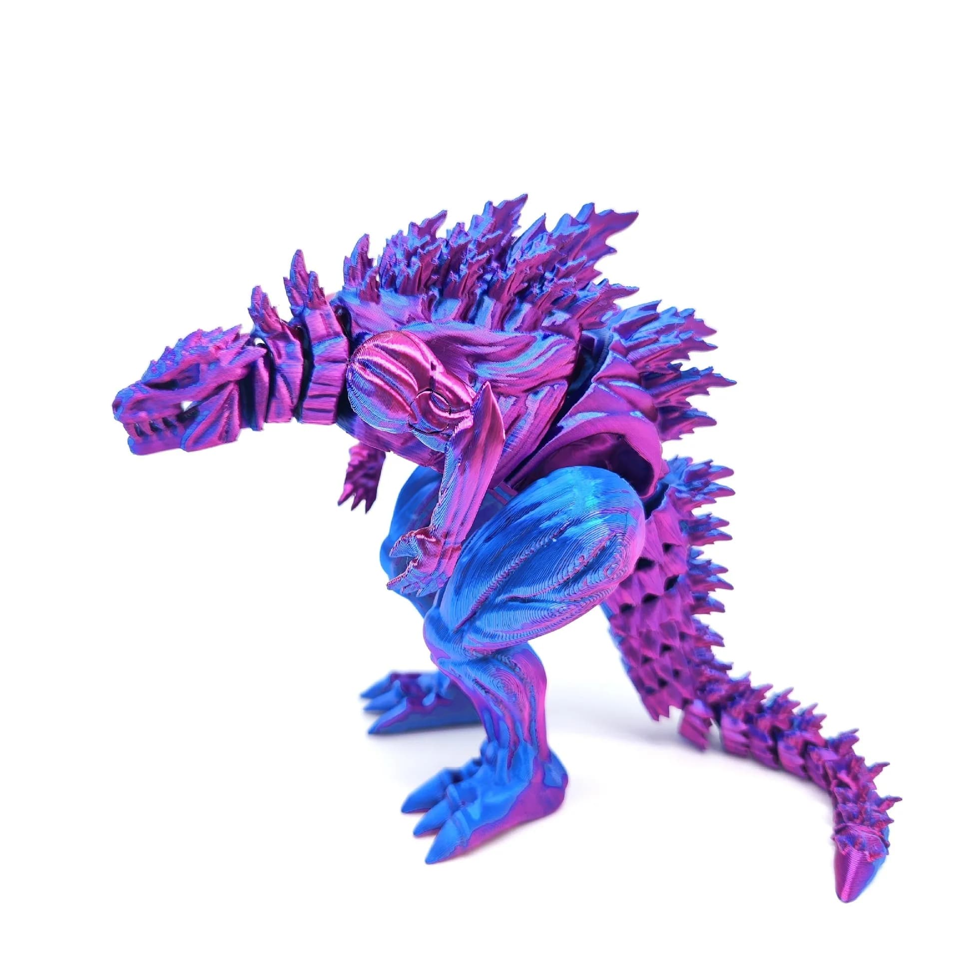 Figurine d'action dinosaure musculaire imprimée en 3D, Mini jouets, modèle de monstre, ornement de b