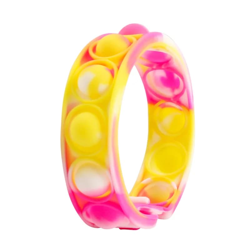 Jouets sensoriels arc-en-ciel dinosaure Fidget jouets enfants pousser son Kawaii autisme a besoin de