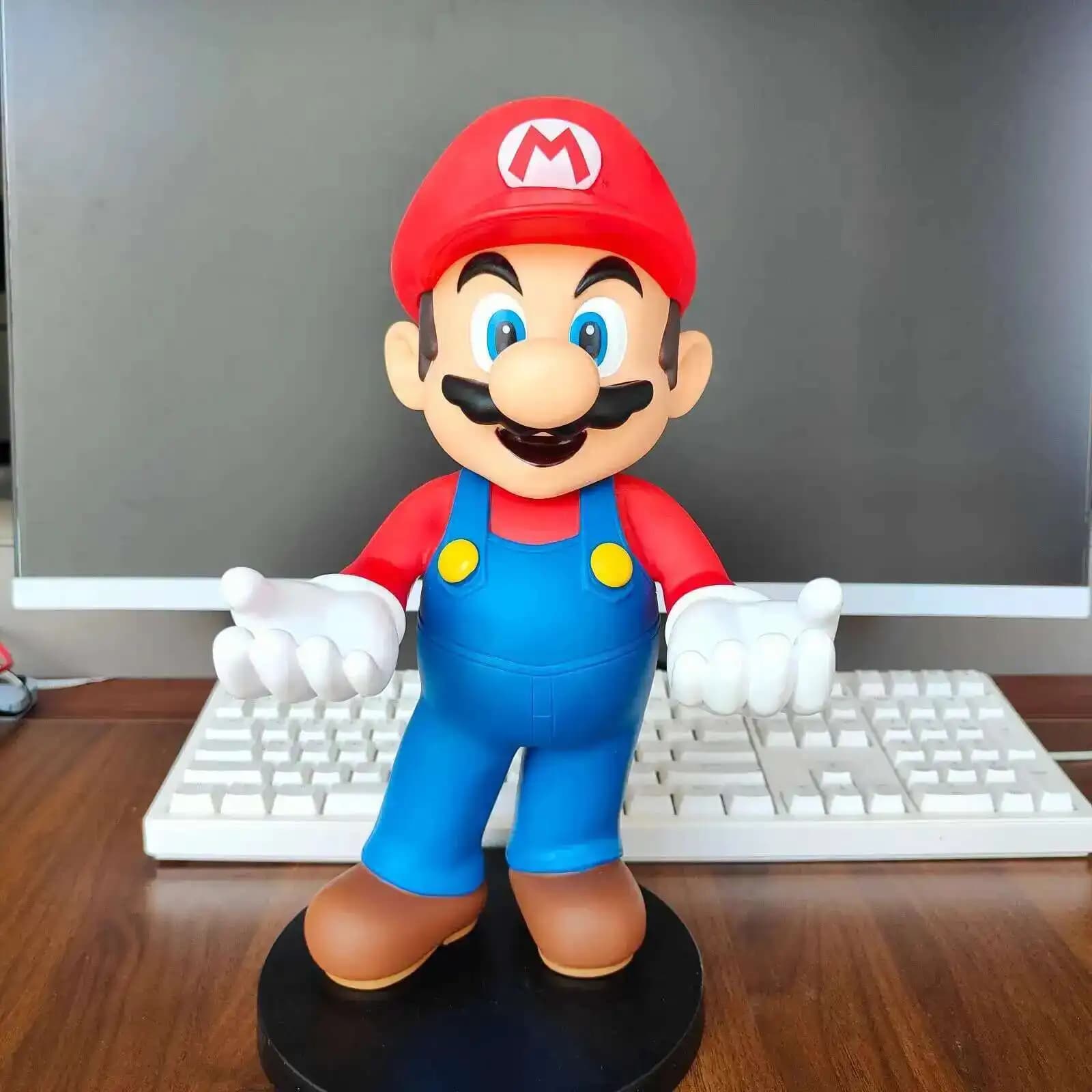 Console de jeux télécommande PS5 33cm, Support de téléphone, figurine en PVC, modèle de jouets pour