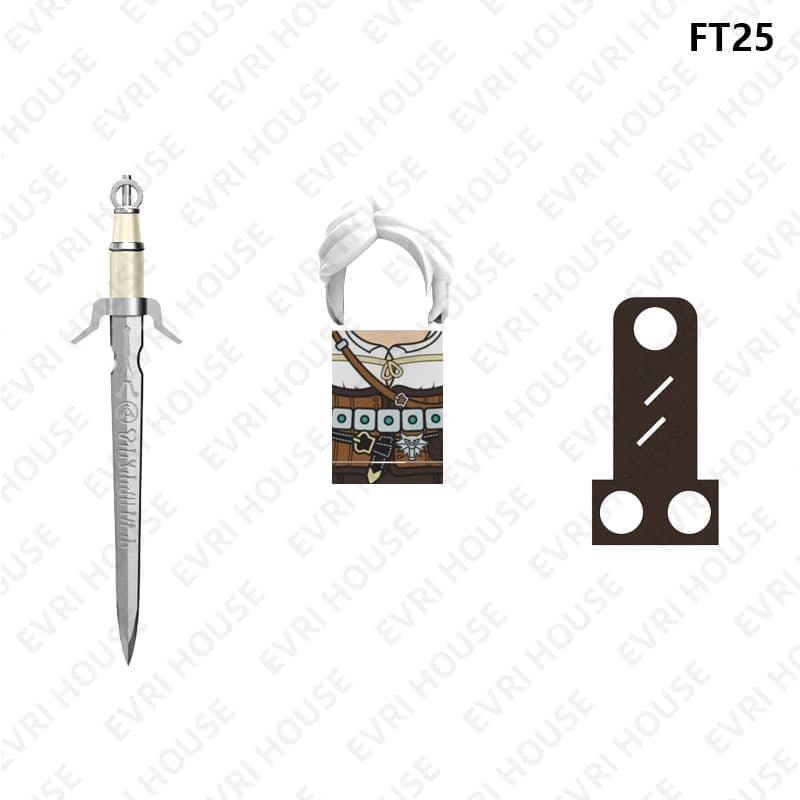 Jeux de construction miniatures, figurines, briques, jouets d'assemblage pour enfants FT24-27