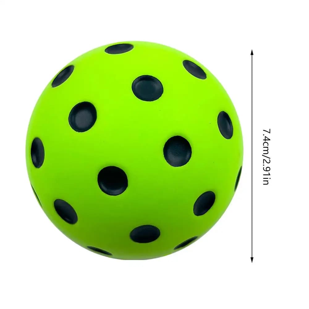 Balles en mousse pour l'entraînement au pickleball, balles silencieuses, accessoires de pickleball, 