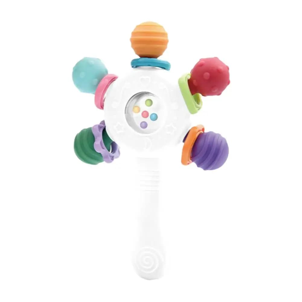 Jouet de dentition pour bébé, hochet en silicone souple, jouets sensoriels à mâcher pour 0-18 mois, 