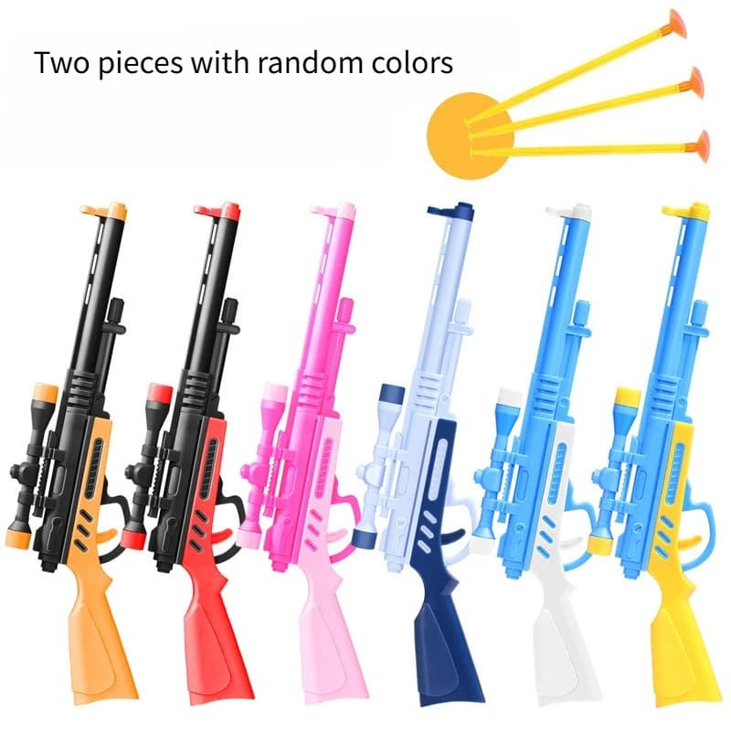 Pistolet à fléchettes à ventouse en plastique, jouet éducatif interactif pour garçons, idéal pour le