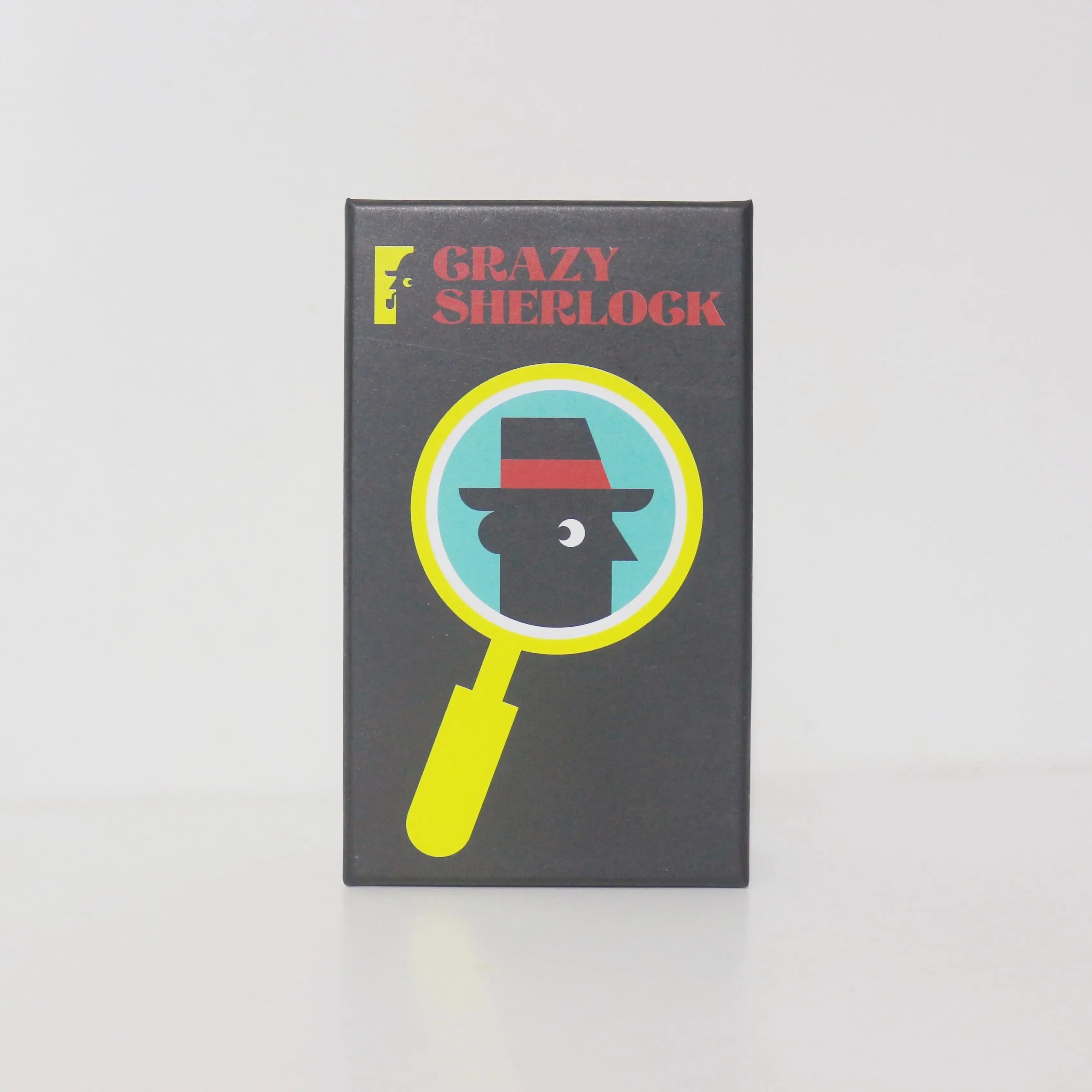 Jeu de cartes Crazy Sherlock - Amusement instantané et jeu familial au style coloré et minimaliste -