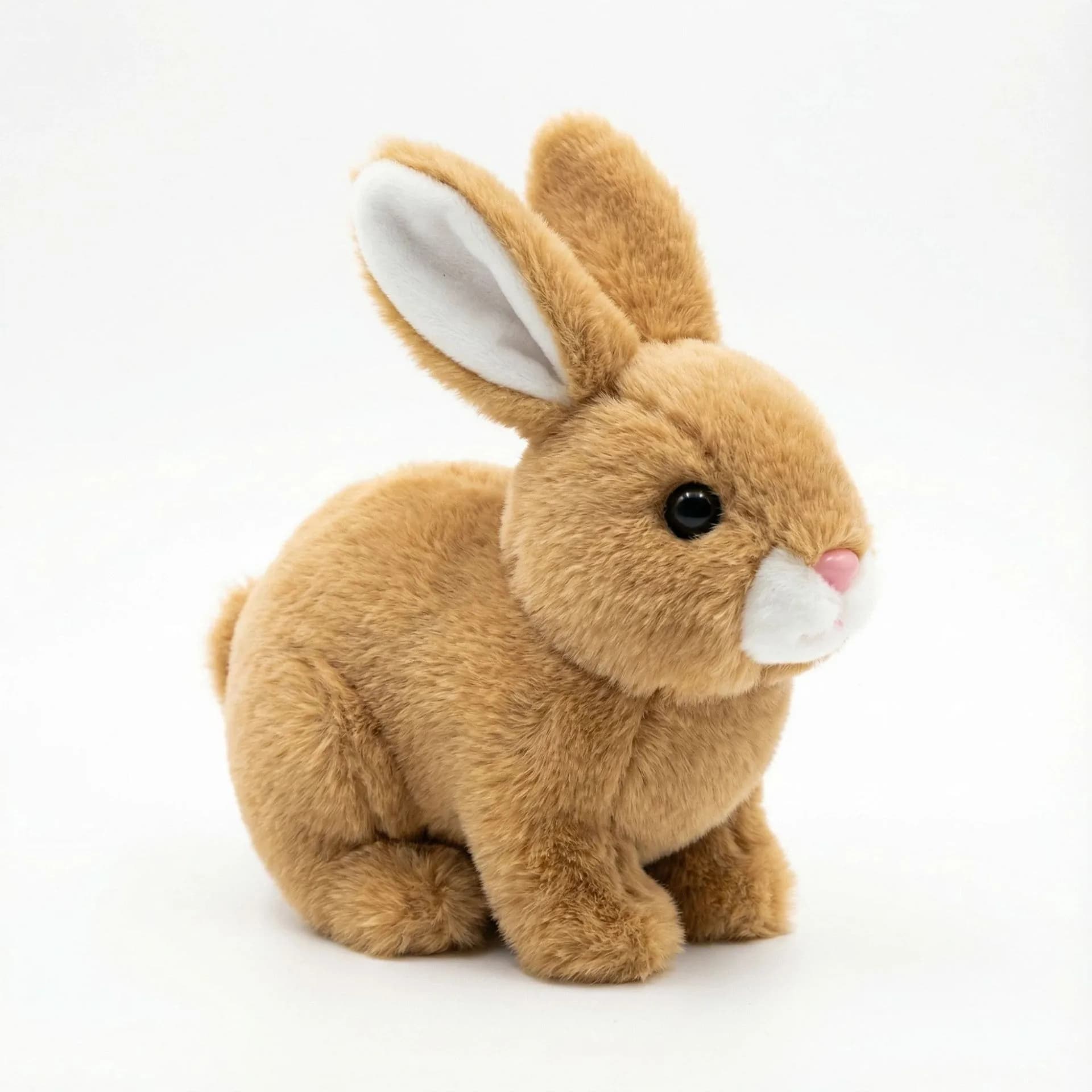 Jouet en peluche lapin électrique interactif, réaliste, qui marche, aboie et bouge la bouche, poupée