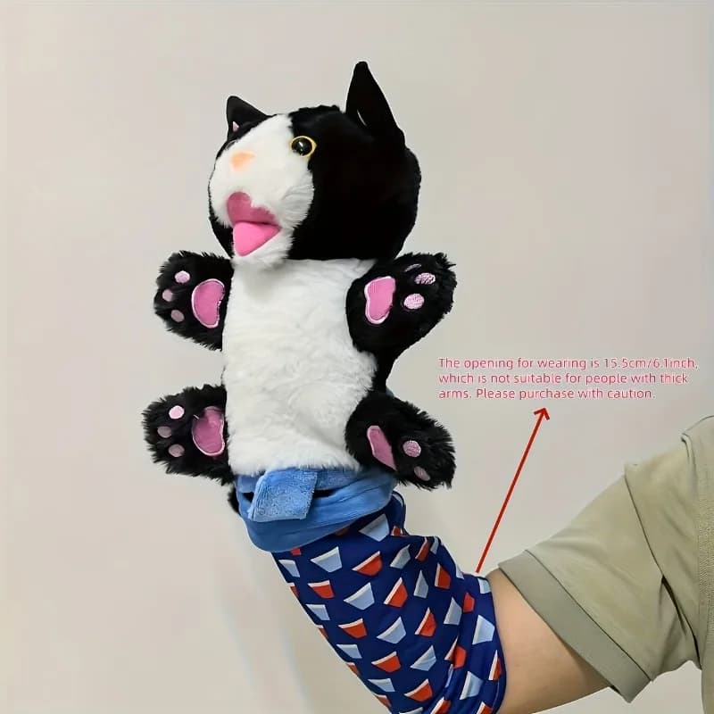 Jouet interactif de marionnette de lutte pour chat avec membres postables, animal en peluche pour jo