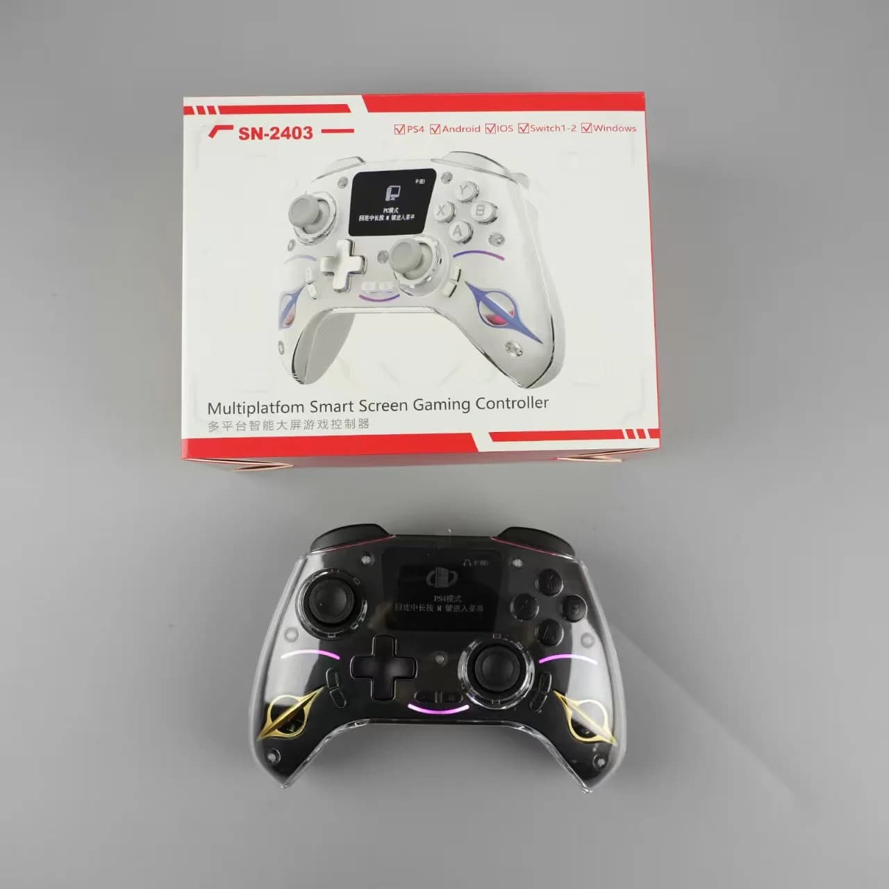 Manette de jeu ALVIXON pour Android, iOS, PC, Switch, XBOX, joystick à effet Hall, double moteur de 