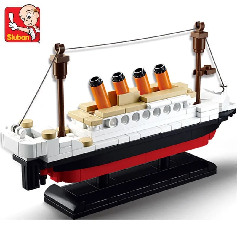 Sluban Titanic RMS bateau modèle blocs de construction ensembles ville bricolage bateau à vapeur ami