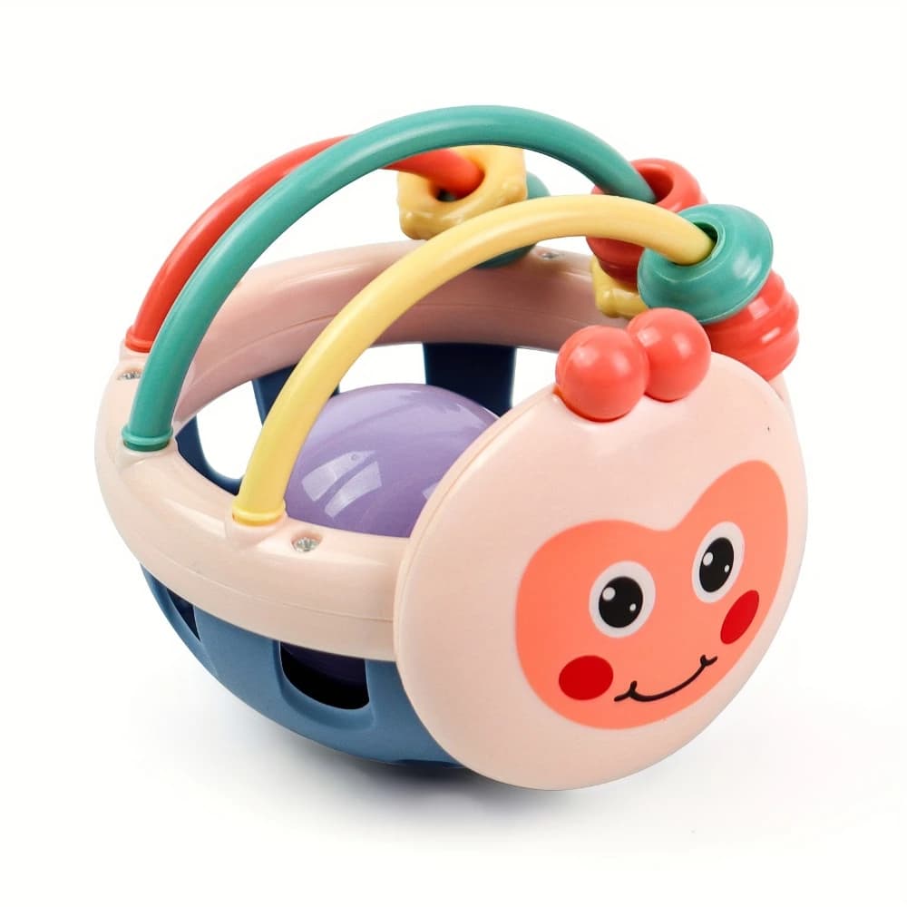 Jouets de dentition doux pour bébé, anneau de dentition sensoriel éducatif précoce pour nouveau-né, 