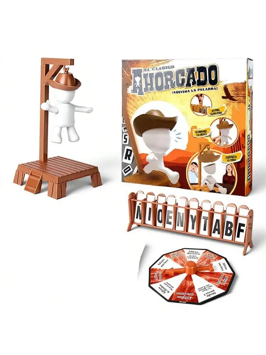 Jeux de société Hangman magnétiques pour adolescents, jeu de mots de devinettes mystère, brille dans