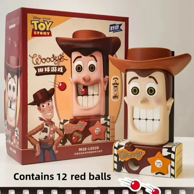 Nouveau Jouet Authentique Toy Story Woody Big Teeth Ball Game Building Block Model - Jeu de Bowling 