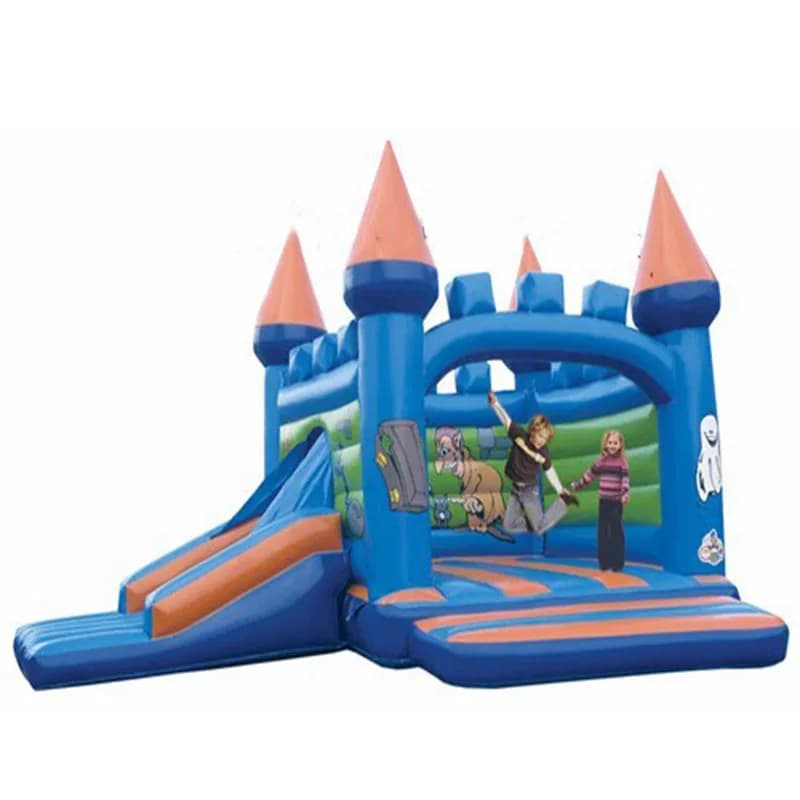 Toboggans gonflables château sautant enfants par d'attractions