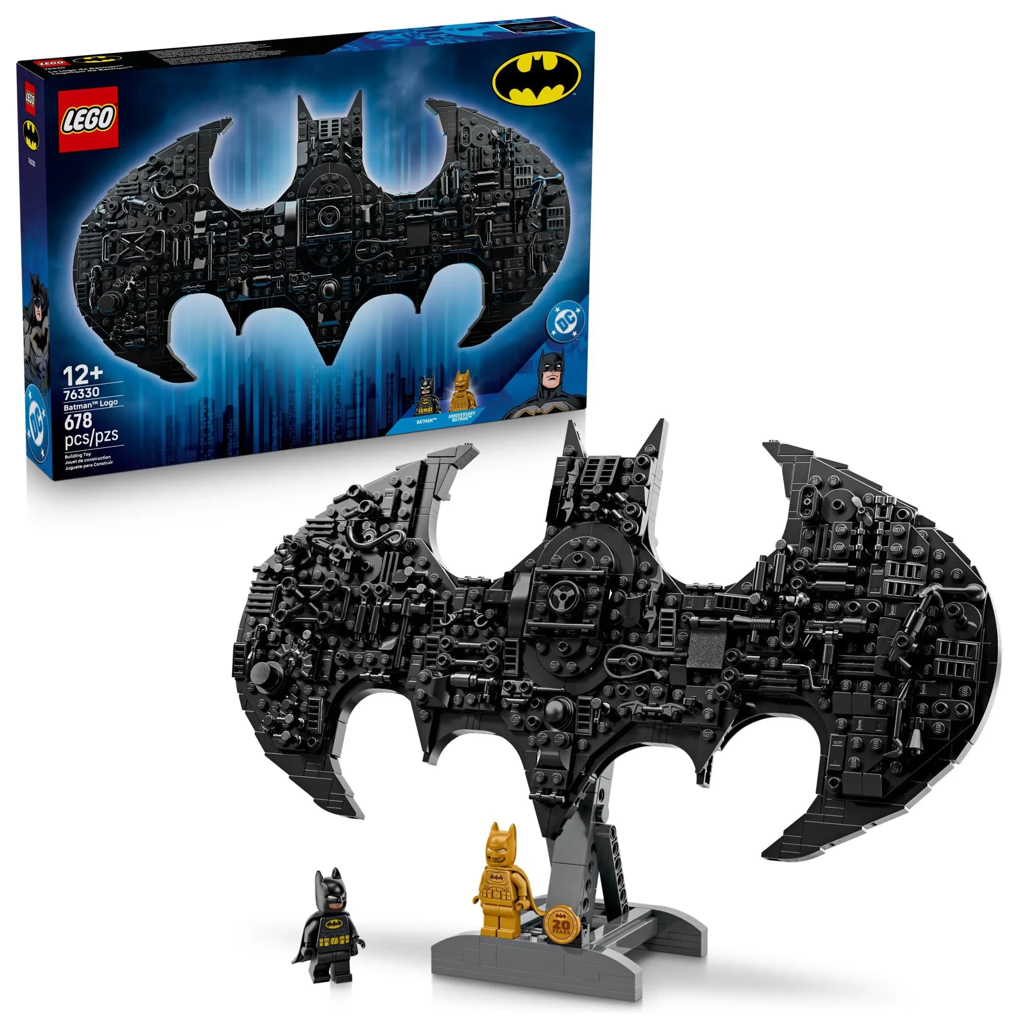 LEGO ®   DC Batman ™ Ensemble de construction avec logo Batman (76330), cadeau pour garçons, filles 