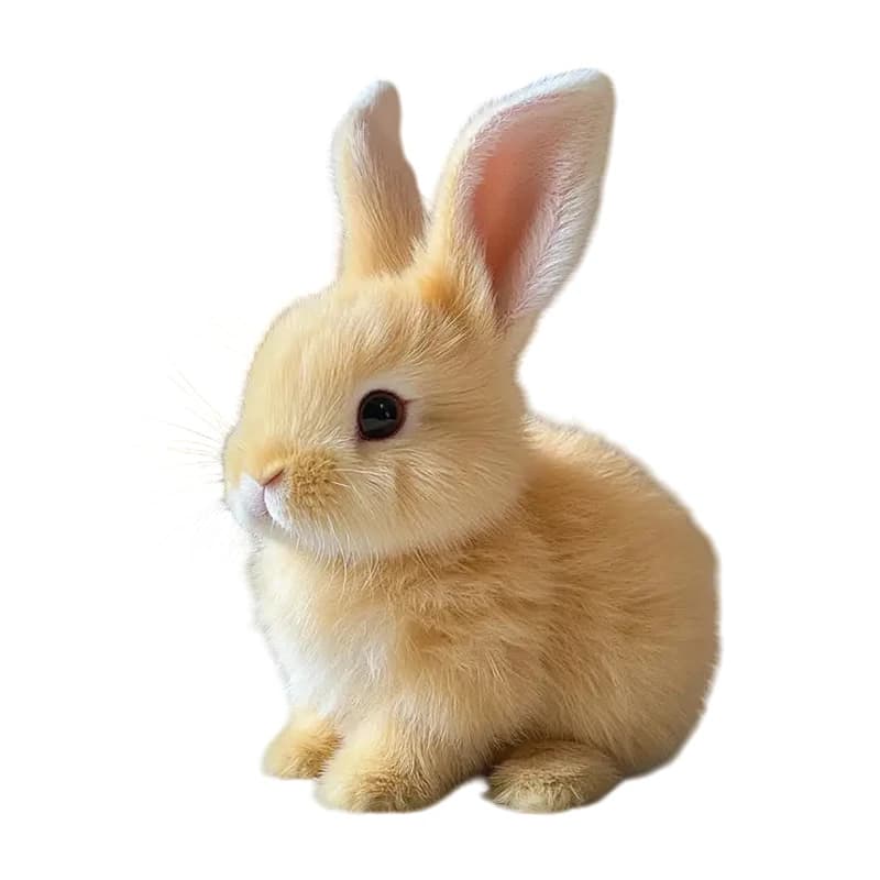 Realistic Bunny Toy Electronic Toy Bunny Simulated Rabbit Doll Jumping Twitching And Shaking Ears To