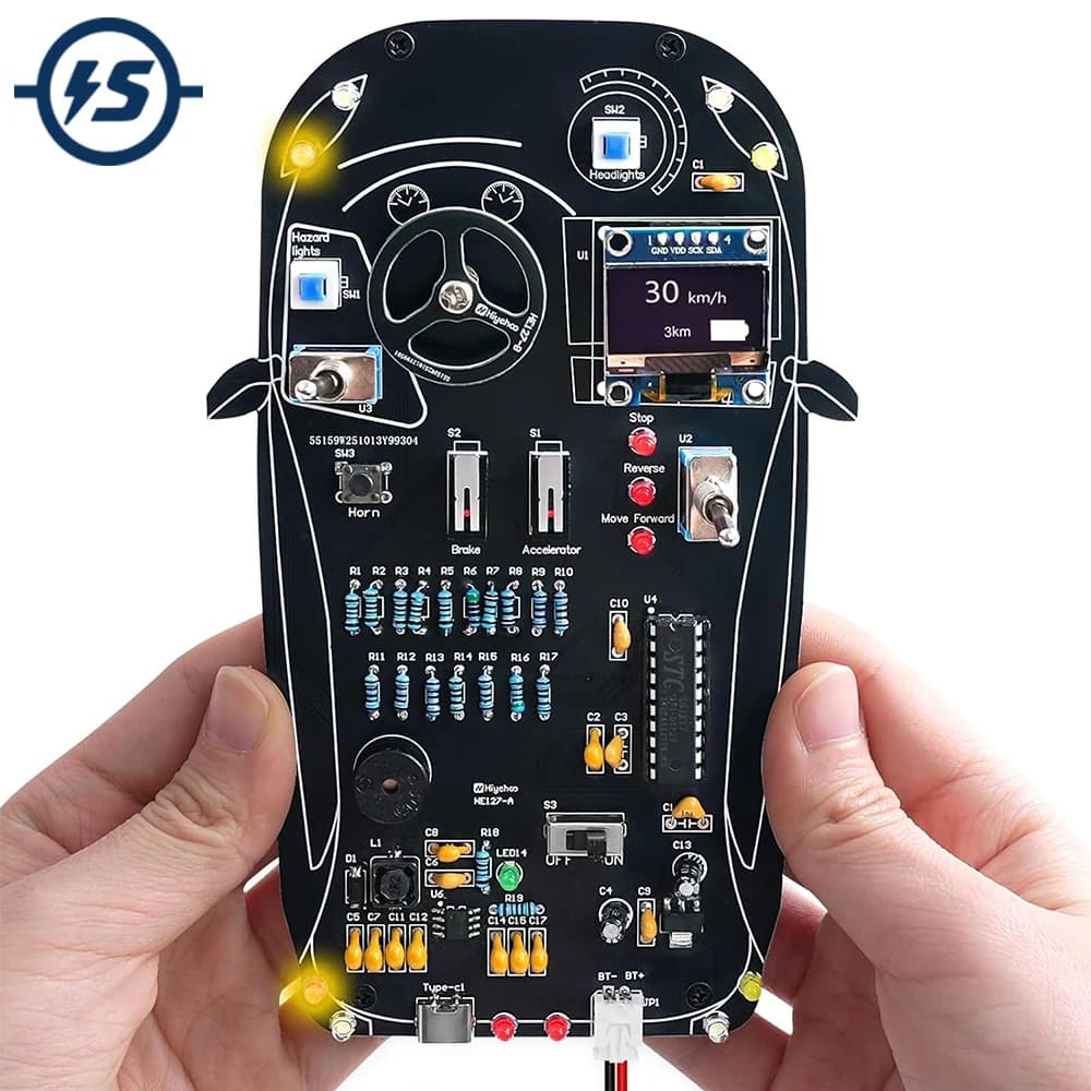 Kit de pratique de soudure pour simulateur de conduite automobile, système de contrôle de voiture DI