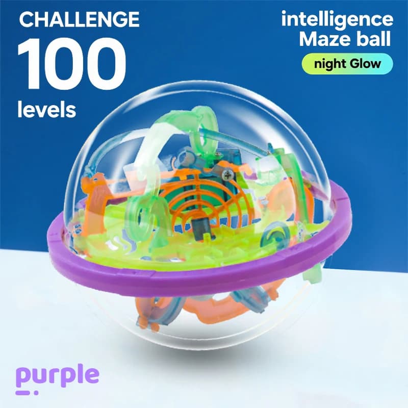 Labyrinthe lumineux mini 3D, jeu d'intelligence et de créativité, cadeau stimulant le QI, présentoir