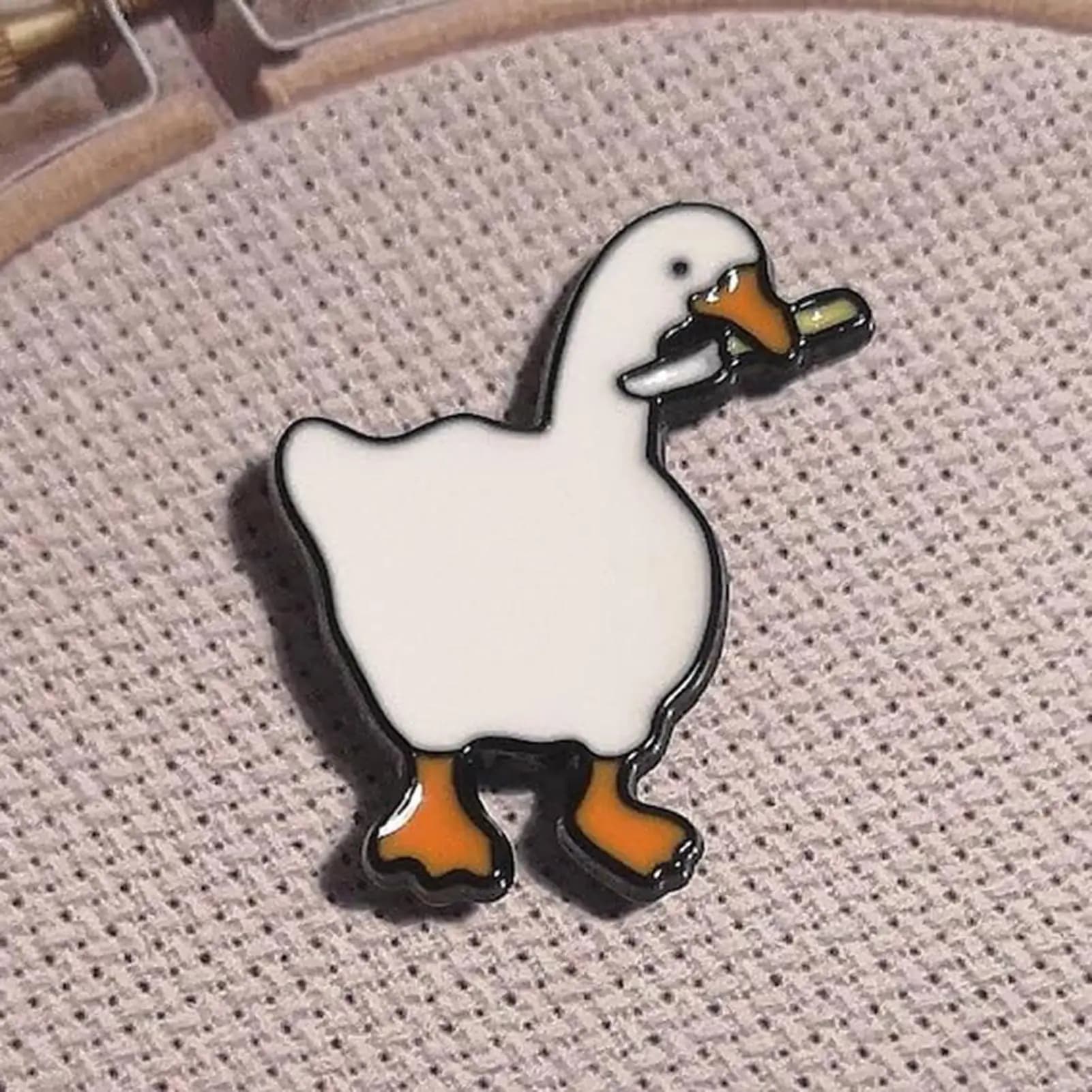 Porte-aiguilles en forme de canard pour le quilting, support d'aiguilles mignon en forme d'animal po