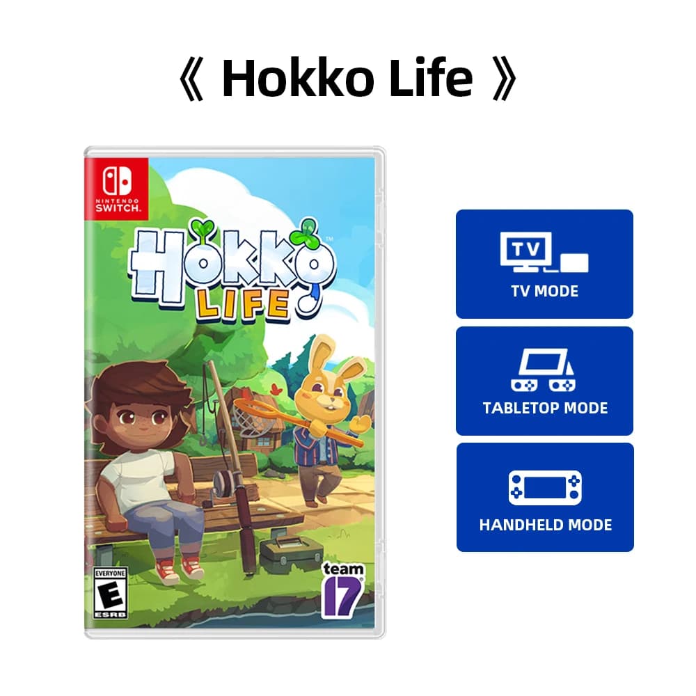 Jeu Nintendo Switch - Hokko Life - Version européenne - Cartouche physique pour Nintendo Switch OLED