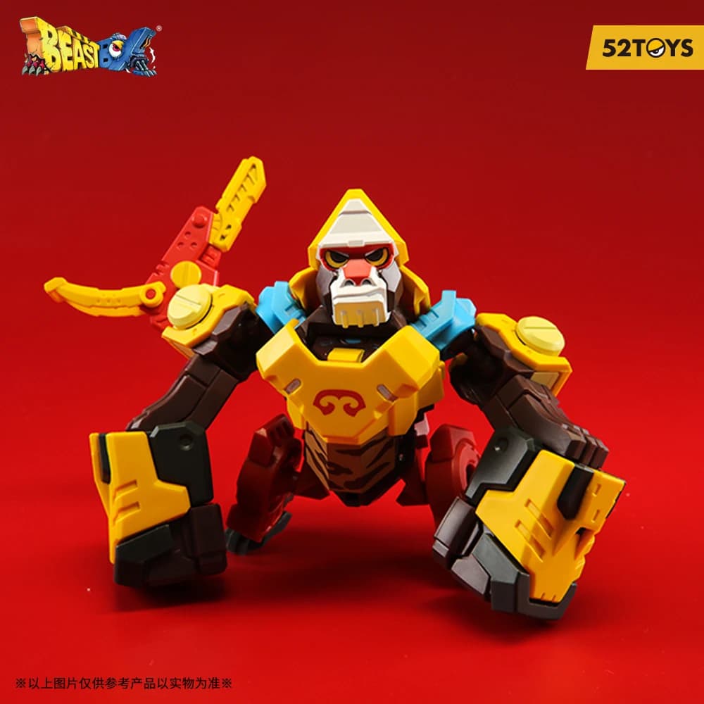 52TOYS Beastbox BB-03MK Robot de déformation Monkey King, conversion en Mecha et Cube, Action Fiqure