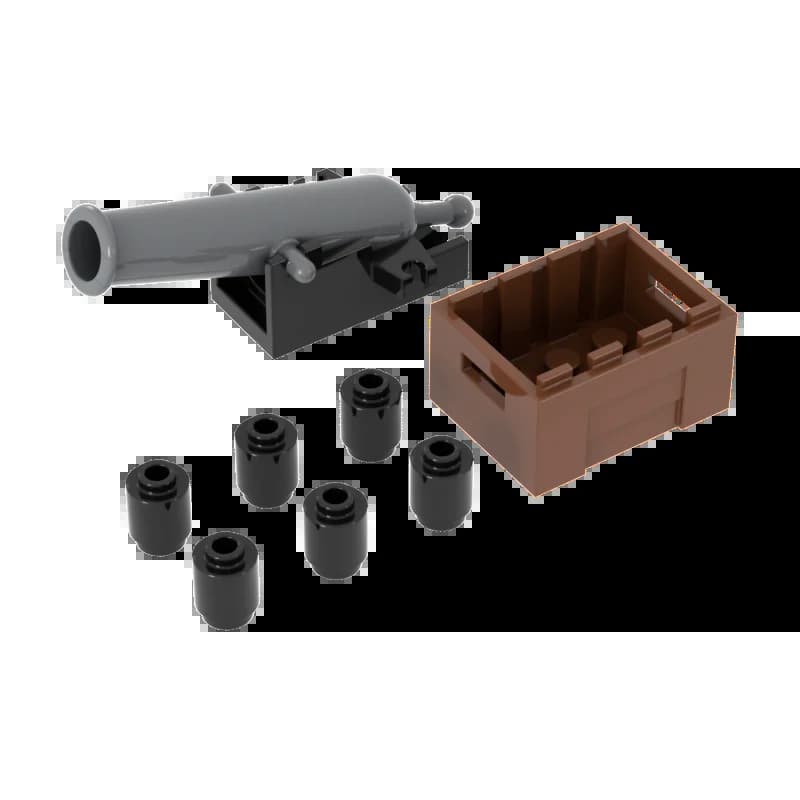 Blocs de construction pistolet canon 2527 84943, jouets pour enfants, briques de conception militair